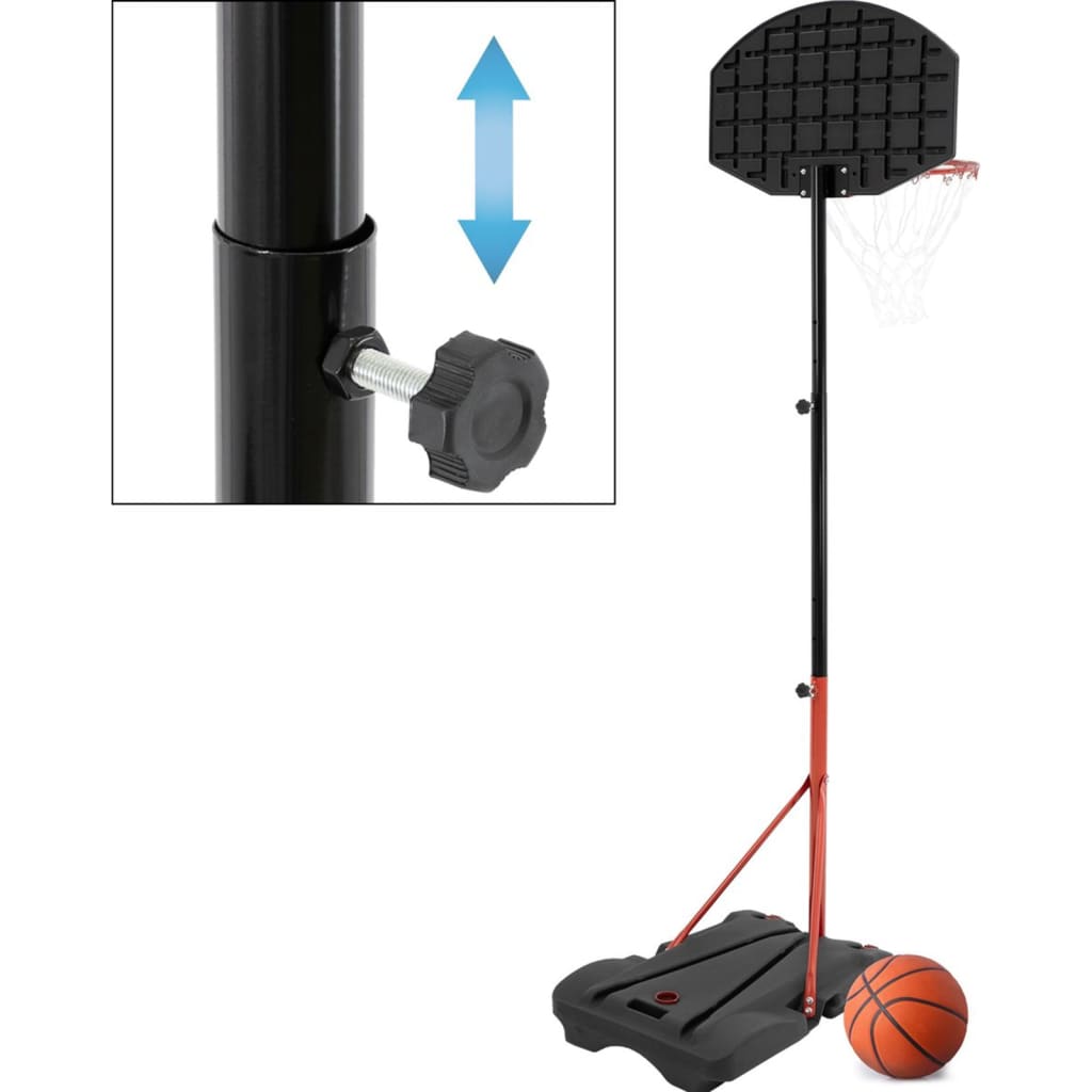 XQ Max Set de canasta de baloncesto portátil altura regulable