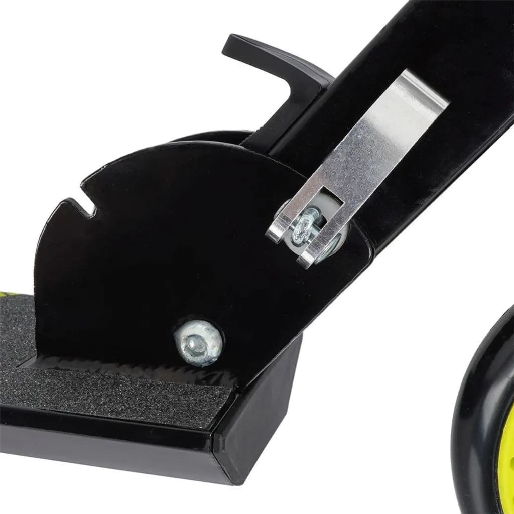 XQ Max Patinete plegable con freno de pie negro y lima vidaXL