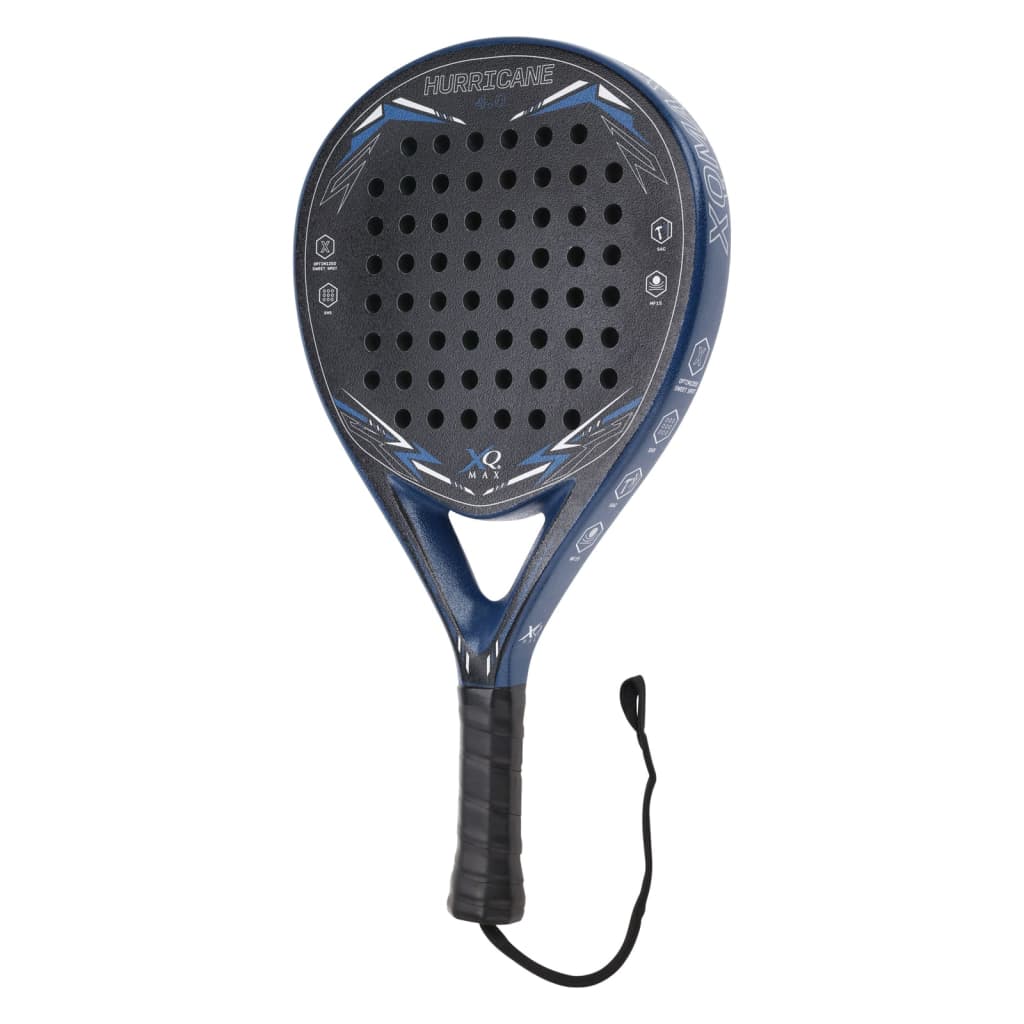 XQ Max Pala de pádel Hurricane azul y negro 