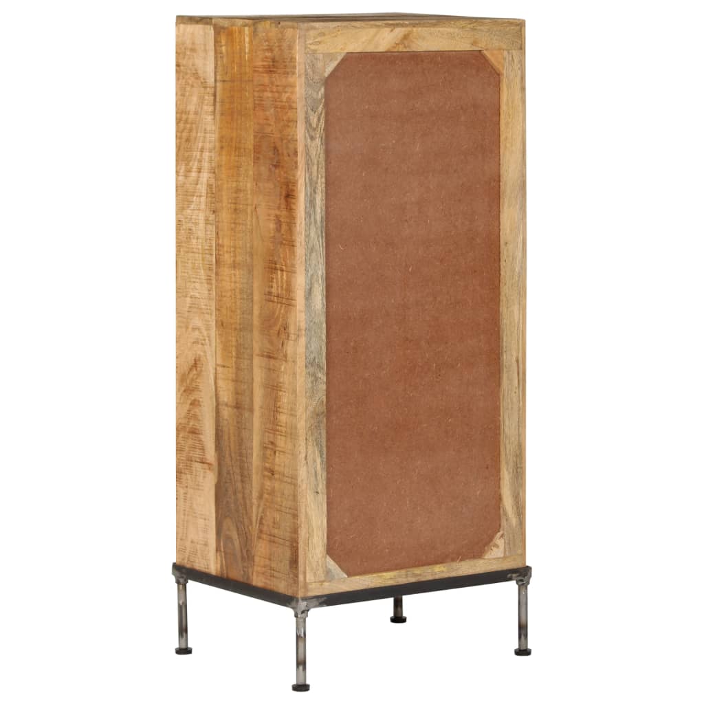 Cómoda de madera maciza de mango 45x35x106 cm - Vetonek