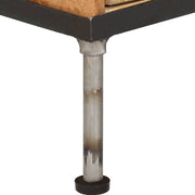 Cómoda de madera maciza de mango 45x35x106 cm - Vetonek