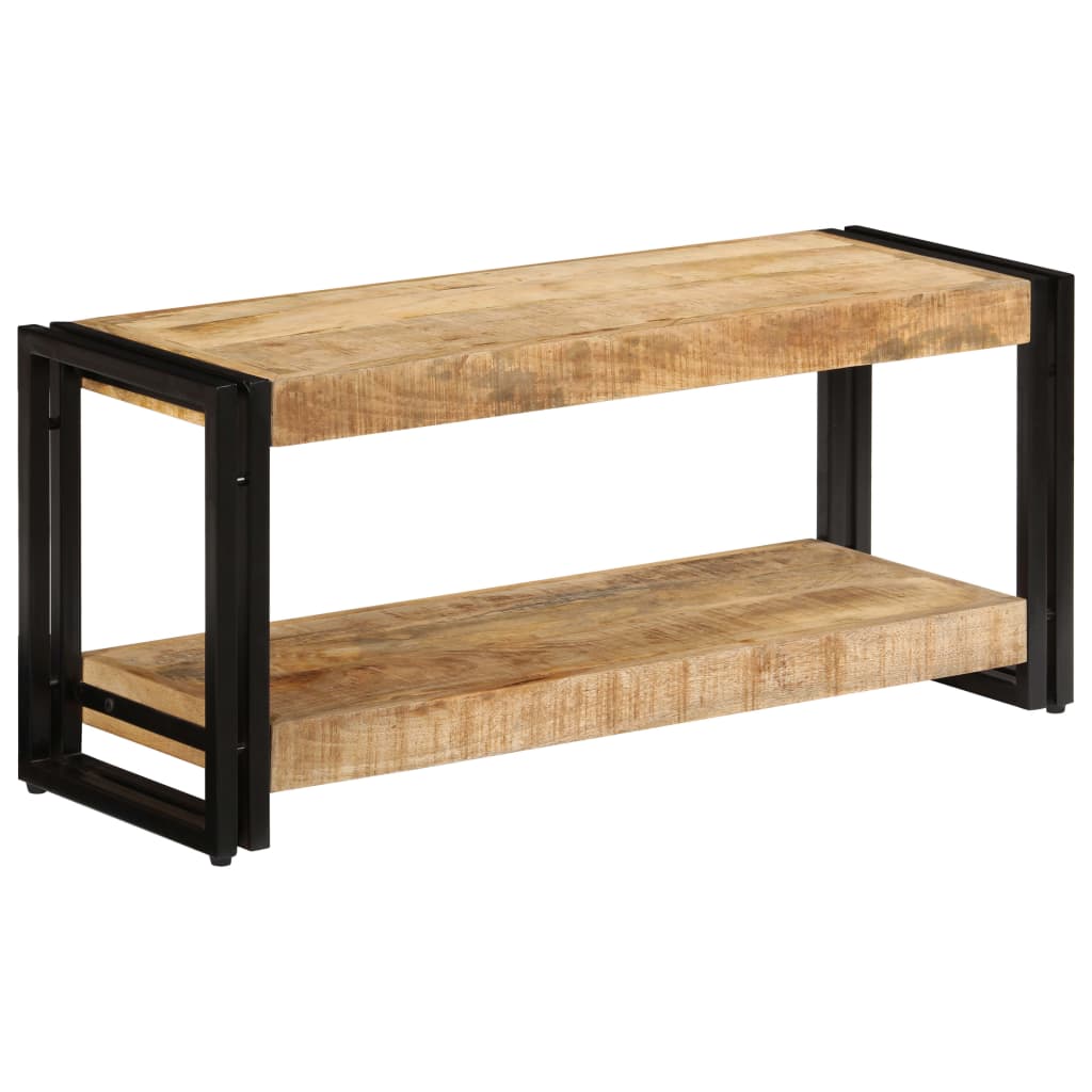 Vetonek Mueble para TV madera maciza de mango 90x30x40 cm