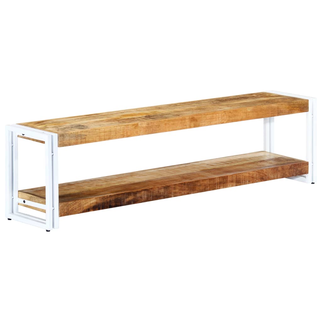 Vetonek Mueble para TV de madera maciza de mango 150x30x40 cm