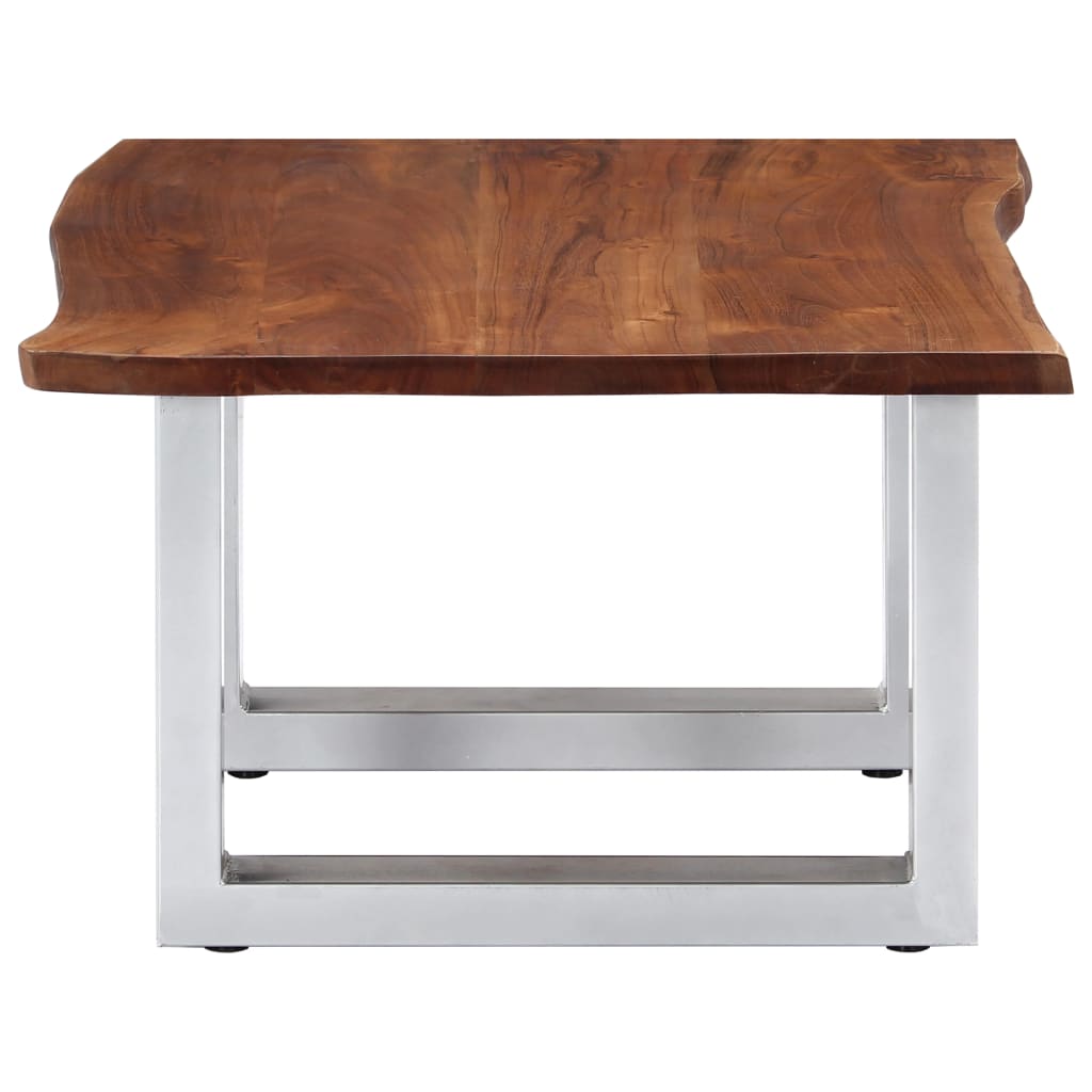 Centro Natural Edge Table Acacia 60x60x40 cm