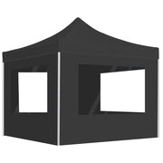 Carpa plegable profesional con paredes aluminio antracita 3x3 m v0428 Vetonek