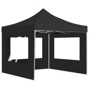 Vetonek Carpa plegable profesional con paredes aluminio antracita 3x3 m
