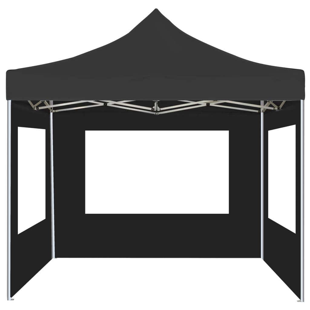 Carpa plegable profesional con paredes aluminio antracita 3x3 m v0428 - Vetonek