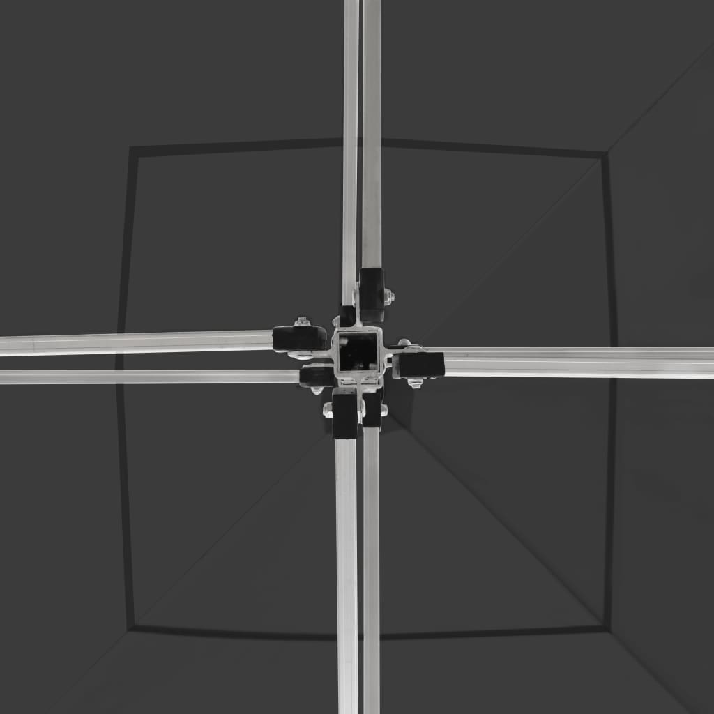 Carpa plegable profesional con paredes aluminio antracita 3x3 m v88 - Vetonek