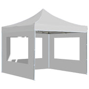 Vetonek Carpa plegable profesional con paredes aluminio blanco 3x3m