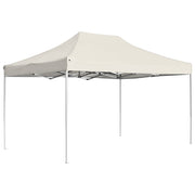 Carpa plegable profesional de aluminio crema 4,5x3 m v0459 Vetonek