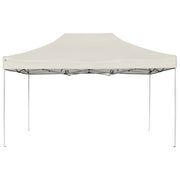 Vetonek Carpa plegable profesional de aluminio crema 4,5x3 m