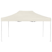 Carpa plegable profesional de aluminio crema 4,5x3 m - Vetonek