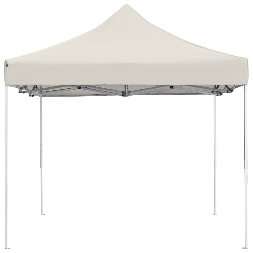 Carpa plegable profesional de aluminio crema 4,5x3 m - Vetonek