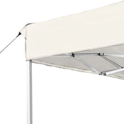 Carpa plegable profesional de aluminio crema 4,5x3 m - Vetonek