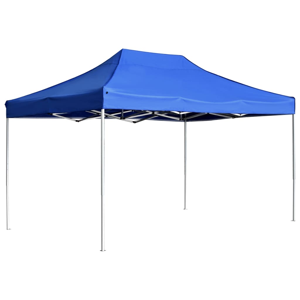 Carpa plegable profesional de aluminio azul 4,5x3 m v0466 Vetonek
