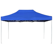 Vetonek Carpa plegable profesional de aluminio azul 4,5x3 m