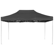 Vetonek Carpa plegable profesional de aluminio gris antracita 4,5x3 m