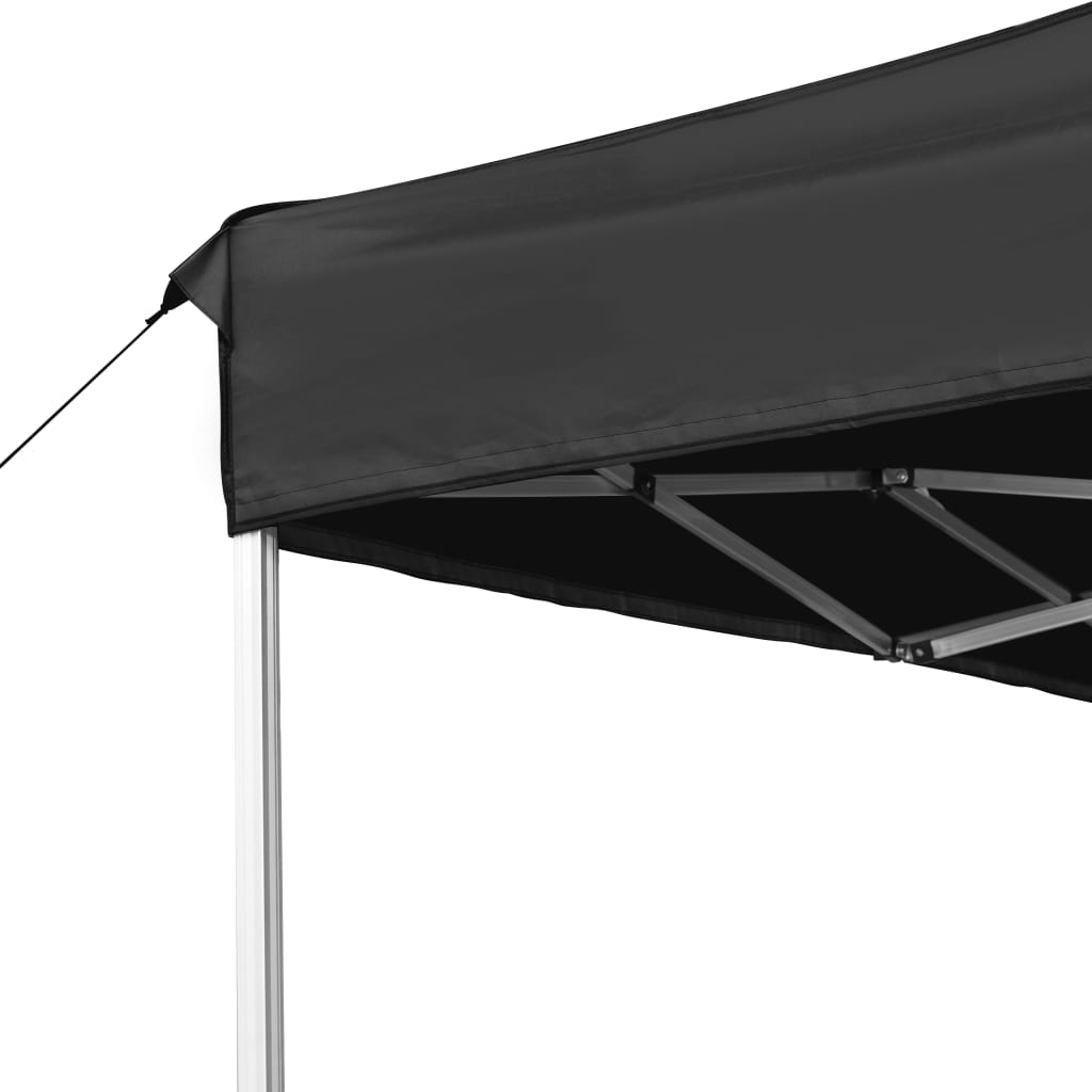 Carpa plegable profesional de aluminio gris antracita 4,5x3 m v0473 - Vetonek