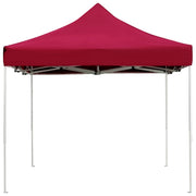 Carpa plegable profesional de aluminio rojo vino tinto 4,5x3m - Vetonek