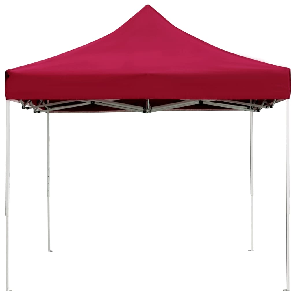 Carpa plegable profesional de aluminio rojo vino tinto 4,5x3m - Vetonek