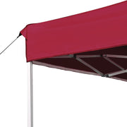 Carpa plegable profesional de aluminio rojo vino tinto 4,5x3m - Vetonek
