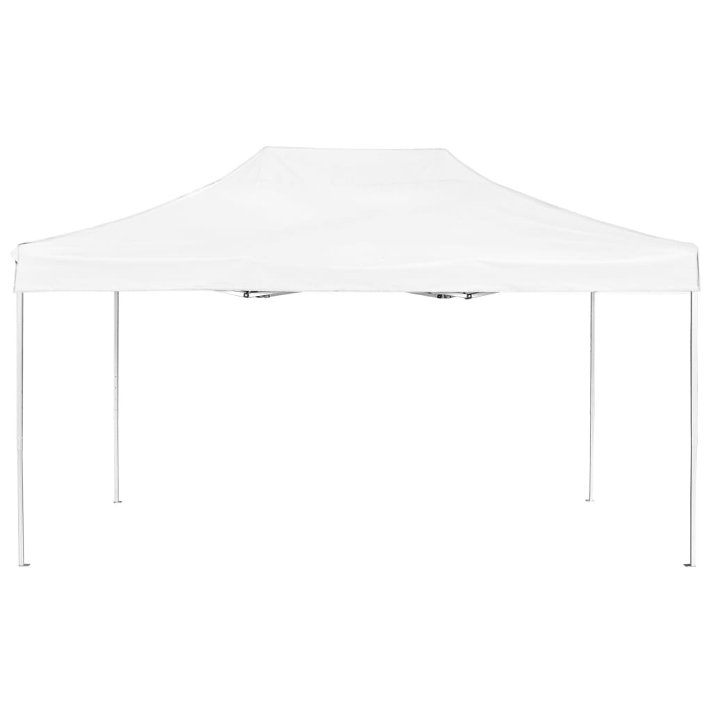Carpa plegable profesional de aluminio blanca 4,5x3 m v0497 - Vetonek
