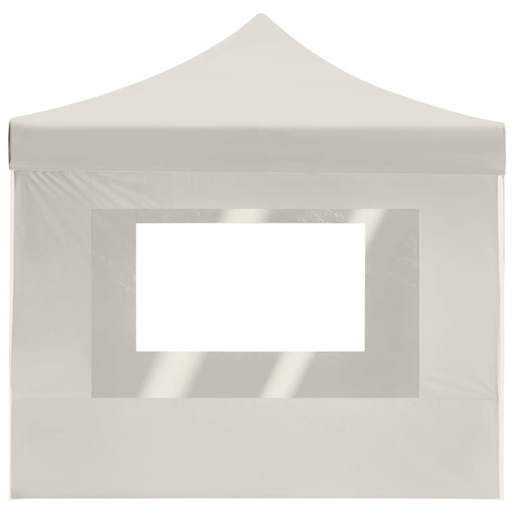Carpa plegable profesional con paredes aluminio crema 4,5x3 m v96 Vetonek