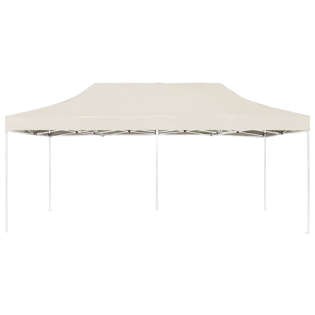 Vetonek Carpa plegable profesional de aluminio crema 6x3 m