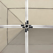 Carpa plegable profesional de aluminio crema 6x3 m - Vetonek