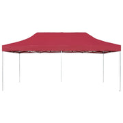 Vetonek Carpa plegable profesional de aluminio rojo vino tinto 6x3m