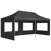 Vetonek Carpa plegable profesional y paredes aluminio antracita 6x3 m