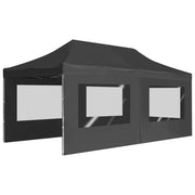 Carpa plegable profesional y paredes aluminio antracita 6x3 m v08 - Vetonek