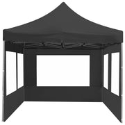 Carpa plegable profesional y paredes aluminio antracita 6x3 m v08 - Vetonek