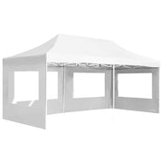 Vetonek Carpa plegable profesional y paredes aluminio blanco 6x3 m