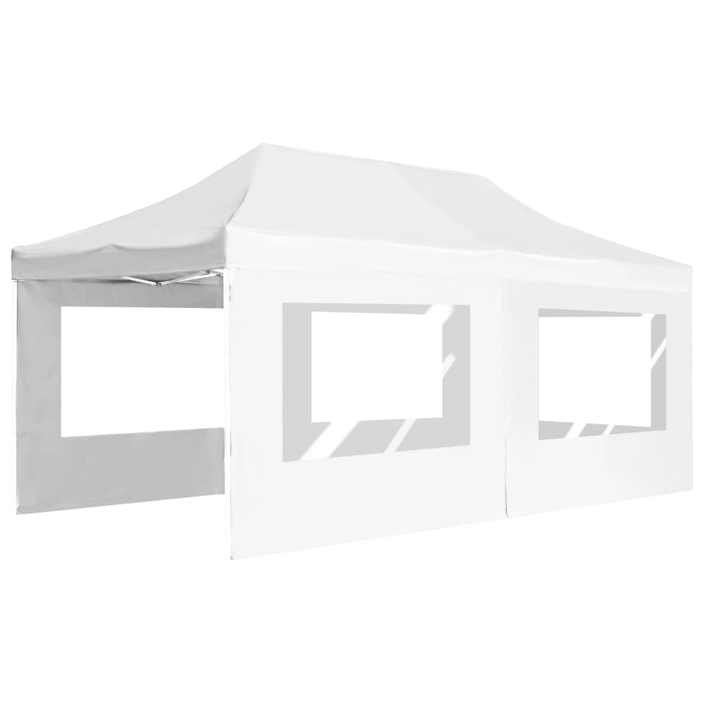 Carpa plegable profesional y paredes aluminio blanco 6x3 m v0640 - Vetonek