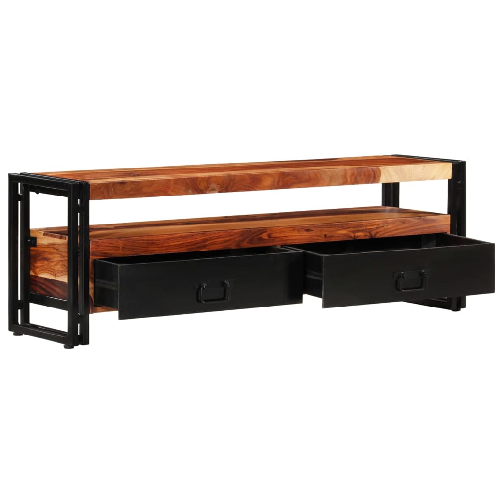 Sheesham solid wood tv furniture 120x30x40 cm