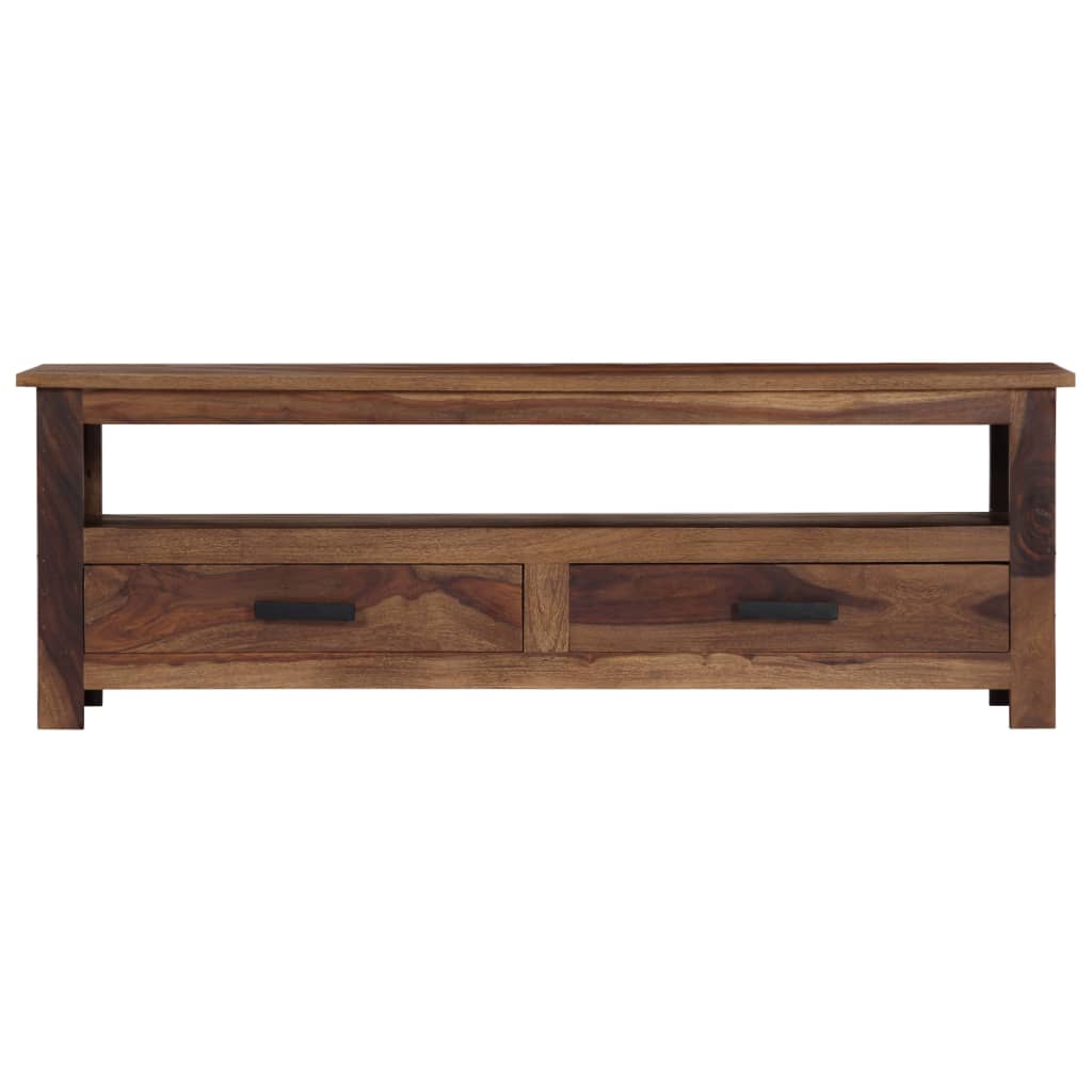 Mueble de TV de madera maciza 118x30x40 cm