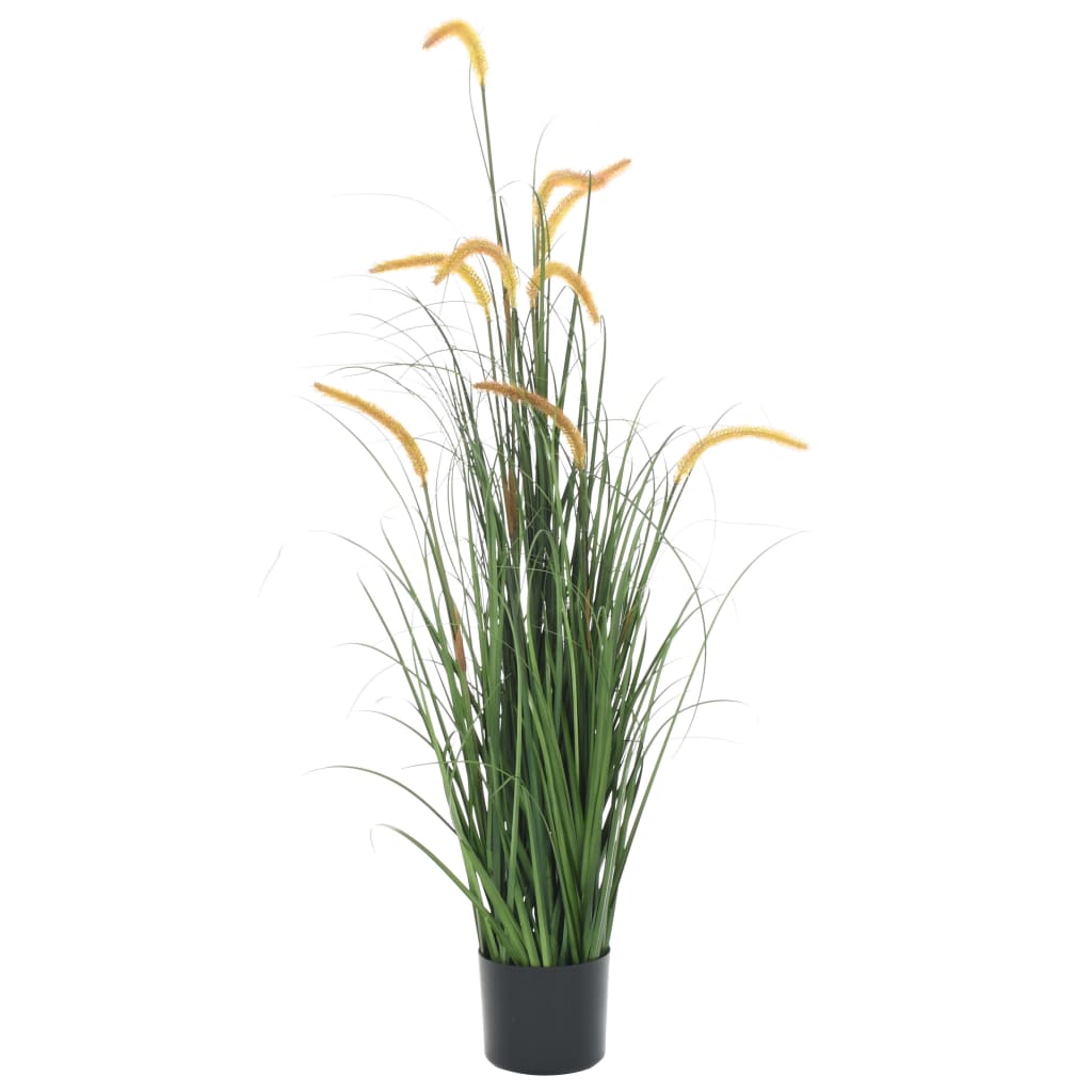 Vetonek Planta de hierba artificial con espadaña 135 cm