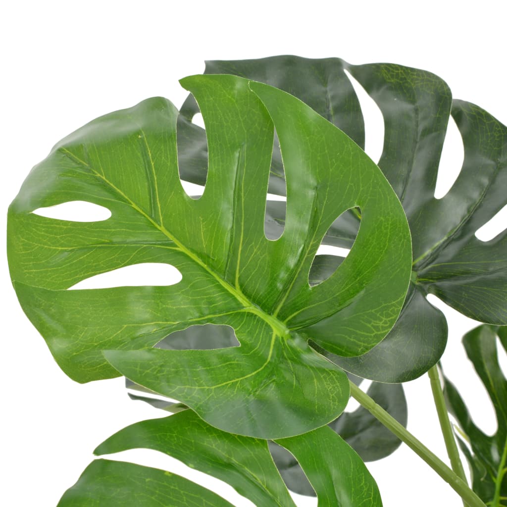 Plante artificielle Monstera avec un pot vert de 100 cm