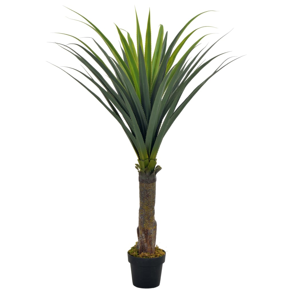 Vetonek Planta artificial yuca con macetero verde 145 cm 