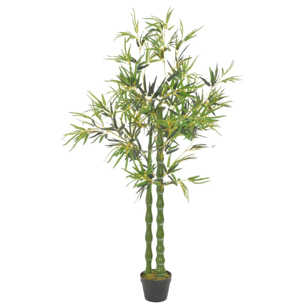 Vetonek Planta artificial bambú con macetero 160 cm verde