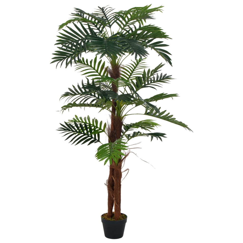 Vetonek Planta artificial palmera con macetero 165 cm verde