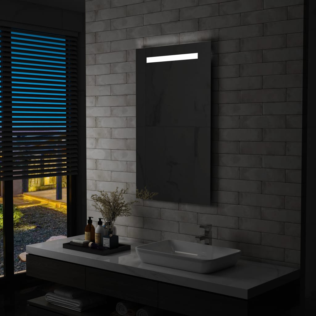 Vetonek Espejo de pared de baño con LED 60x100 cm