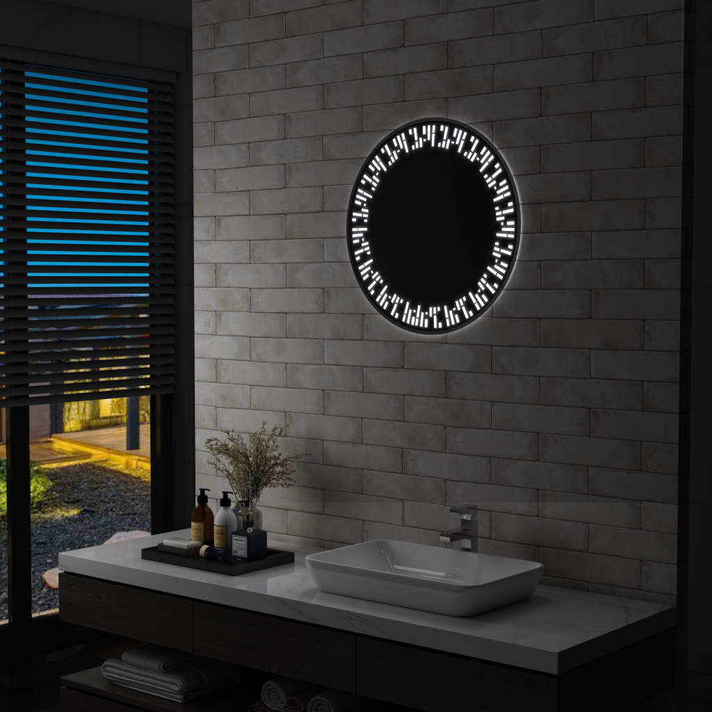 Vetonek Espejo de baño con LED 60 cm