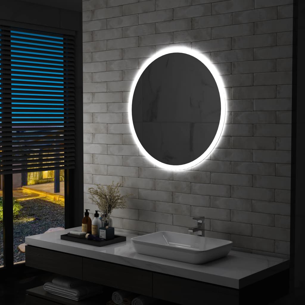 Vetonek Espejo de baño con LED 80 cm