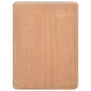 Mesita de noche madera maciza de pino blanco marrón 40x30x50 cm v8547 - Vetonek