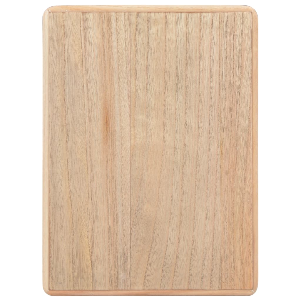 280008  nightstand black and brown 40x30x50 cm solid pine wood v8561 - Vetonek