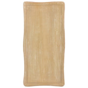 Mesa de centro madera maciza pino blanco marrón 87,5x42x44 cm V8714 Vetonek