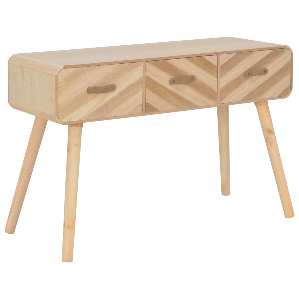 Vetonek Mesa consola de madera maciza 100x35x68 cm