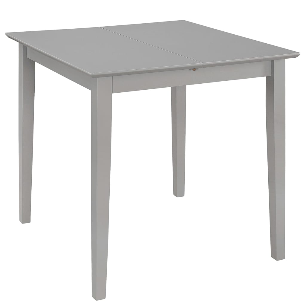 Taula de menjador extensible gris (80-120) x80x74 cm mdf